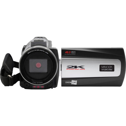 Minolta MN2K50NV Videocámara 2.7K 48MP Visión Nocturna IR 32GB Negro