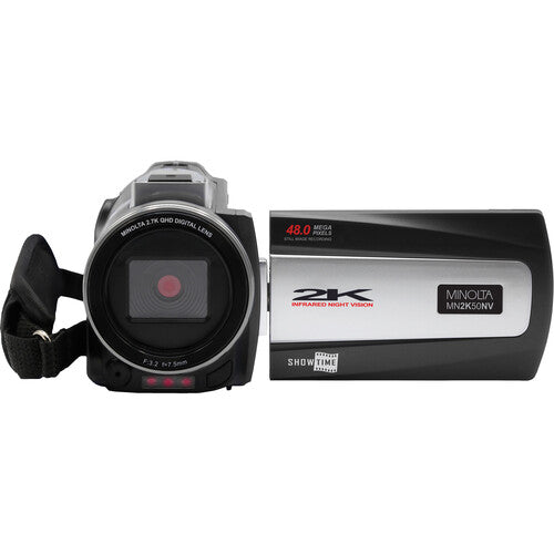 Minolta MN2K50NV Videocámara 2.7K 48MP Visión Nocturna IR 32GB Negro