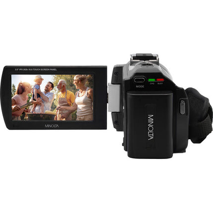 Minolta MN2K50NV Videocámara 2.7K 48MP Visión Nocturna IR 32GB Negro