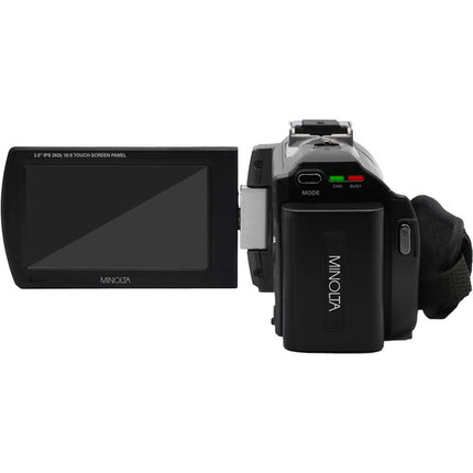 Minolta MN2K50NV Videocámara 2.7K 48MP Visión Nocturna IR 32GB Negro