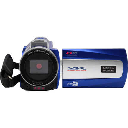 Minolta MN2K50NV Cámara Video 2.7K 48MP Visión Nocturna Azul 32GB