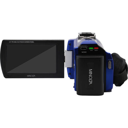 Minolta MN2K50NV Cámara Video 2.7K 48MP Visión Nocturna Azul 32GB