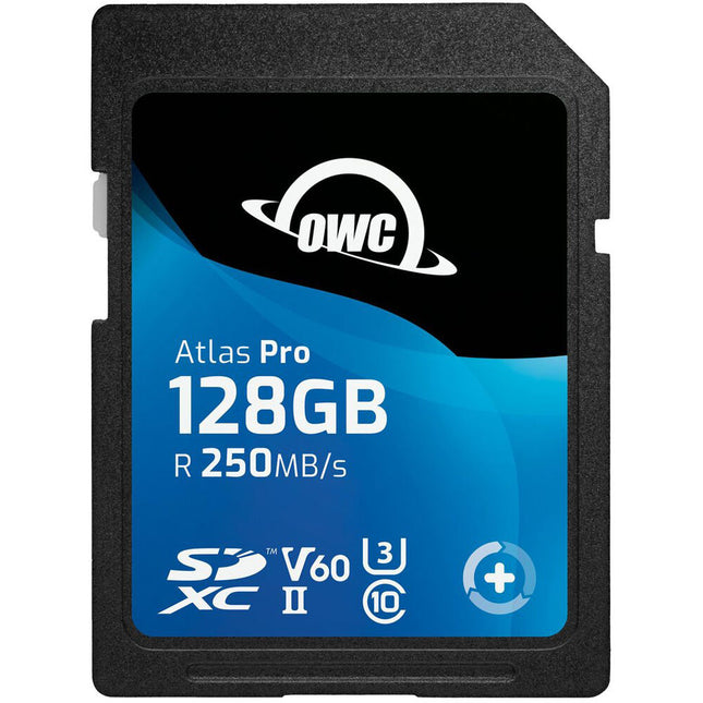 OWC 128GB Atlas Pro Tarjeta de Memoria SDXC UHS-II V60 250 MB/s