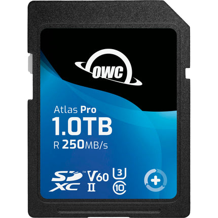 OWC 1TB Atlas Pro Tarjeta de Memoria SDXC UHS-II 250MBs lectura 130MBs escritura