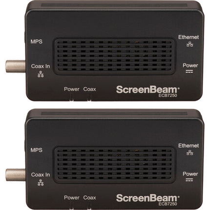 ScreenBeam ECB7250 Adaptador de Red MoCA 2.5 2.5 Gb/s 2-Pack