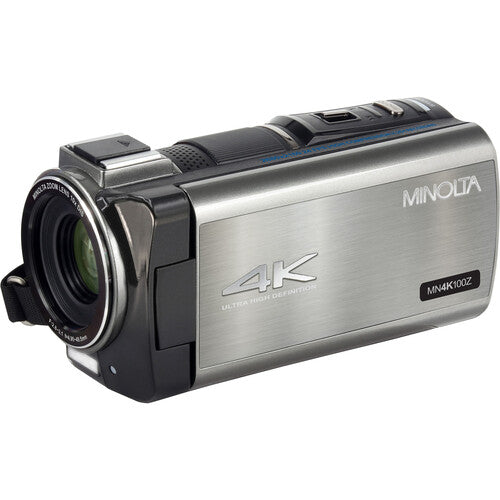 Minolta MN4K100Z Videocámara UHD 4K 10x Zoom 3" Pantalla táctil