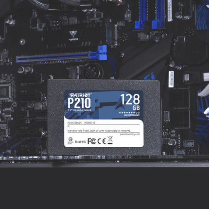 Patriot P210 SSD 2.5" 128GB SATA III 520MB/s Lectura 430MB/s Escritura