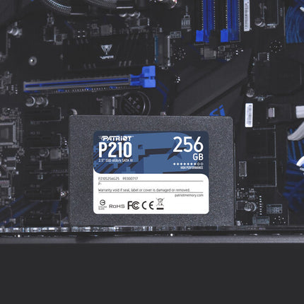 Patriot P210 SSD 256GB SATA III 2.5" Velocidad Lectura 520MB/s