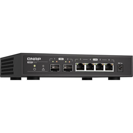 QNAP QSW-2104-2S Switch no gestionado 6 puertos 2x10GbE SFP+ 4x2.5GbE RJ45