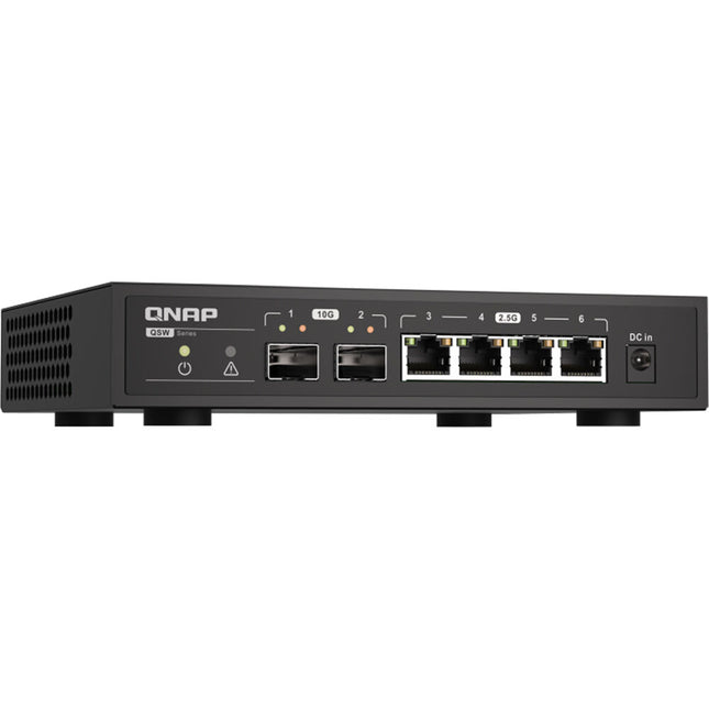QNAP QSW-2104-2S Switch no gestionado 6 puertos 2x10GbE SFP+ 4x2.5GbE RJ45