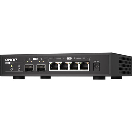 QNAP QSW-2104-2S Switch no gestionado 6 puertos 2x10GbE SFP+ 4x2.5GbE RJ45