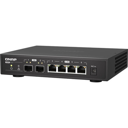 QNAP QSW-2104-2S Switch no gestionado 6 puertos 2x10GbE SFP+ 4x2.5GbE RJ45
