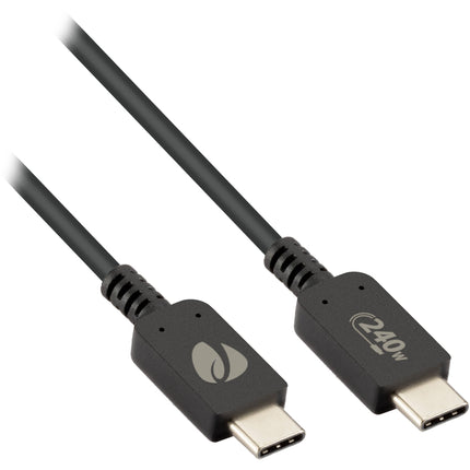 Pearstone Cable de Carga USB 2.0 240W 6.6 Pies USB-C 480 Mb/s