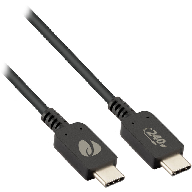 Pearstone Cable de Carga USB 2.0 240W 6.6 Pies USB-C 480 Mb/s