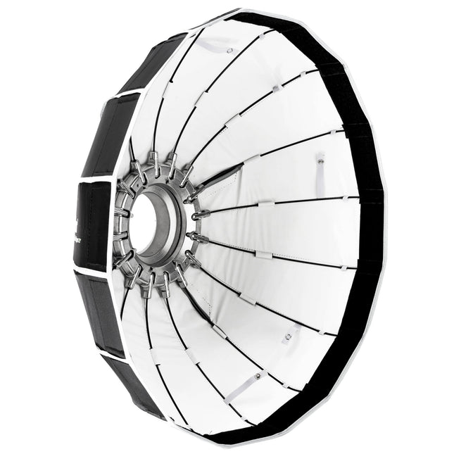 Angler Beauty Dish plegable 23" blanco para Bowens con difusores y adaptador 130mm