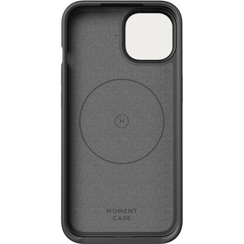 Funda MagSafe Moment para iPhone 14 Negra Protección 3m y Recubrimiento Microfibra