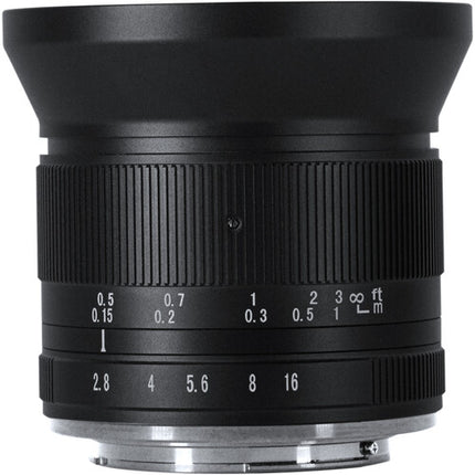 7Artisans 12mm f/2.8 Mark II Objetivo APS-C para Nikon Z f/2.8-f/16