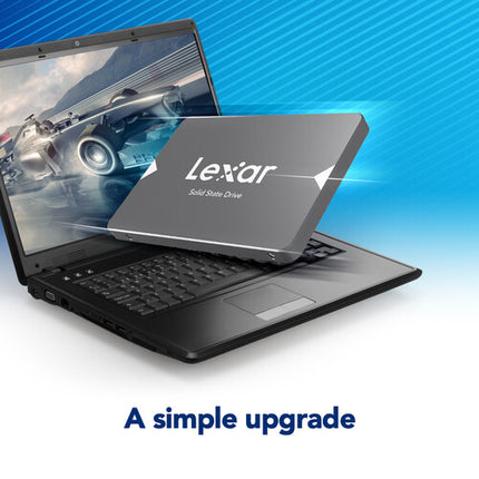 Lexar NS100 SSD interno 512GB SATA III 2.5 550MB/s resistente golpes