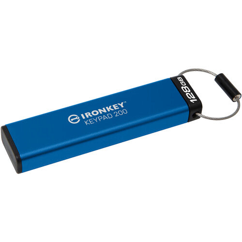 Kingston 128GB IronKey Keypad 200 Unidad Flash USB-A 3.2 Gen 1 145MBs Lectura 115MBs Escritura