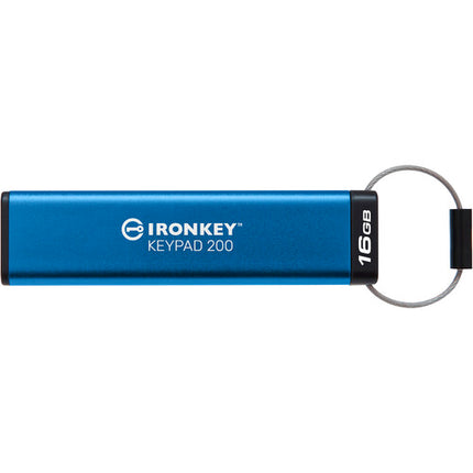 Kingston 16GB IronKey Keypad 200 Memoria USB-A 3.2 Gen 1 145 MB/s lectura 115 MB/s escritura