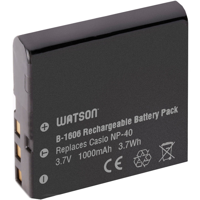 Watson NP-40 Batería de Litio 3.7V 1000mAh Repuesto para Casio