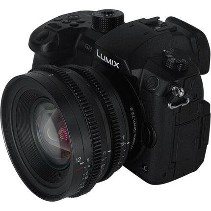 7Artisans 12mm T2.9 Lente Cine para Mirrorless Apertura T2.9 a T16