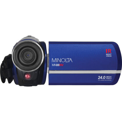 Minolta MN88NV Cámara Digital Full HD Visión Nocturna Azul 1080p