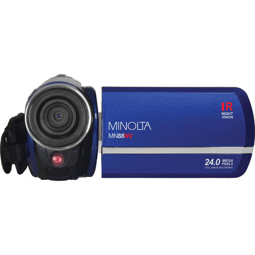 Minolta MN88NV Cámara Digital Full HD Visión Nocturna Azul 1080p