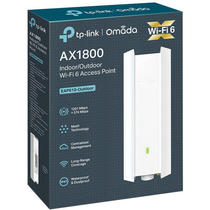 TP-Link EAP610-Outdoor AX1800 Punto de Acceso Wi-Fi 6 Dual Band 1775 Mb/s Exterior