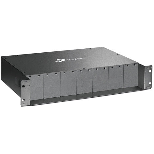 TP-Link TL-MC1400 Rack para 14 convertidores con alimentación centralizada 9 VDC ranura intercambiable en caliente