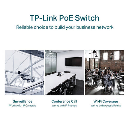 TP-Link JetStream TL-SG1428PE Switch de Red Gestionado 26 Puertos 250W PoE+