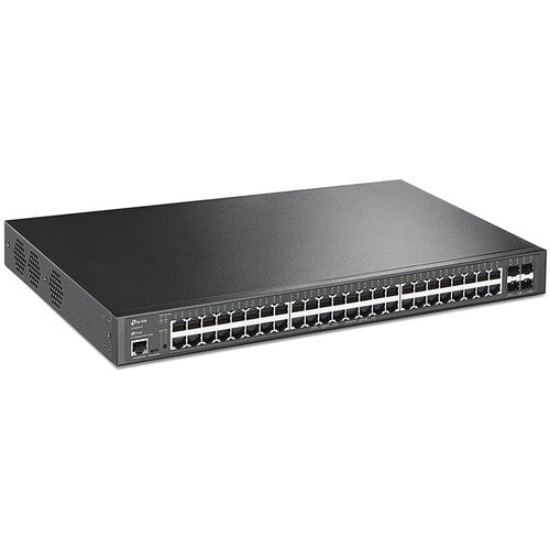 TP-Link JetStream TL-SG3452XP Switch de Red Gestionado 48 Puertos PoE+ 10G SFP+ Rackmount