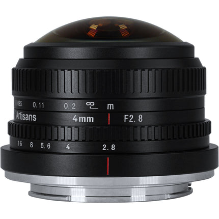7Artisans 4mm f2.8 Lente Ojo de Pez Circular para Sony E 225° y enfoque manual
