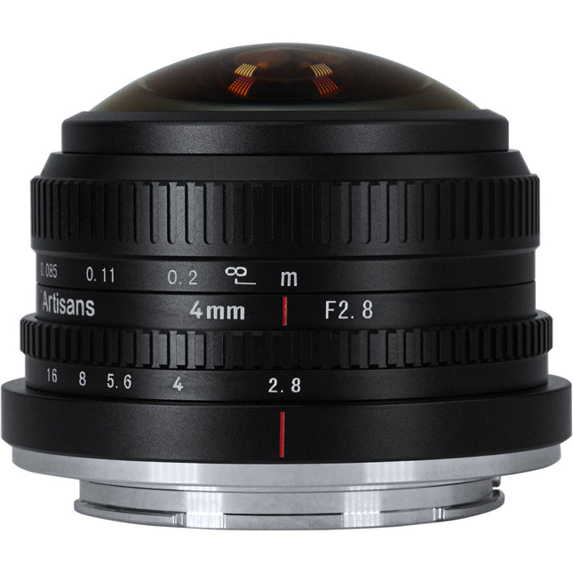 7Artisans 4mm f/2.8 Lente Fisheye Circular para FUJIFILM X APS-C 225° Surco