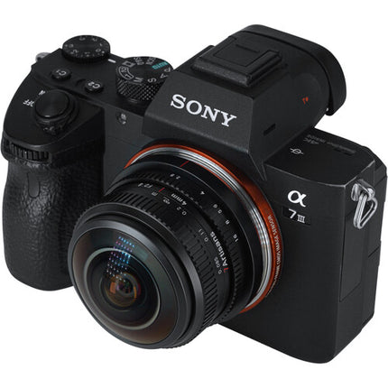 7Artisans 4mm f2.8 Lente Ojo de Pez Circular para Sony E 225° y enfoque manual