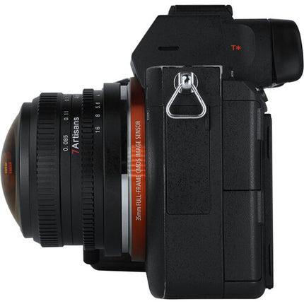 7Artisans 4mm f2.8 Lente Ojo de Pez Circular para Sony E 225° y enfoque manual