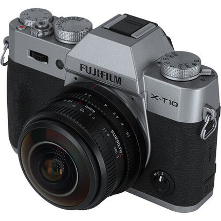 7Artisans 4mm f/2.8 Lente Fisheye Circular para FUJIFILM X APS-C 225° Surco