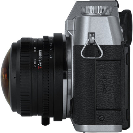 7Artisans 4mm f/2.8 Lente Fisheye Circular para FUJIFILM X APS-C 225° Surco