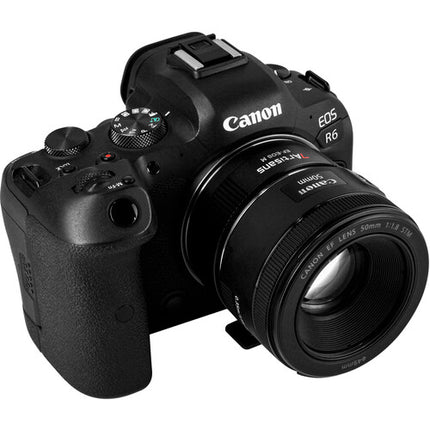 7Artisans Adaptador Autofocus para Lente Canon EF EF-S a Montura RF con Soporte Estabilización y Montura para Trípode Integrada