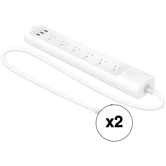 TP-Link HS300 Regleta Inteligente Wi-Fi 6 Enchufes 3 Puertos USB