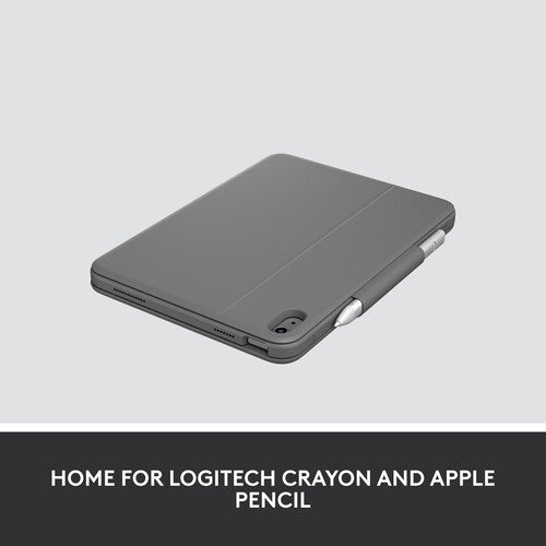 Logitech Rugged Folio Funda Teclado Protectora para iPad 11 y 10.9 pulgadas resistente y con soporte integrado