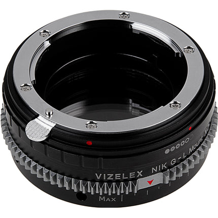 FotodioX Vizelex Adaptador de Lentes ND para Nikon F Montura con ND2 ND256 y Diseño Metálico