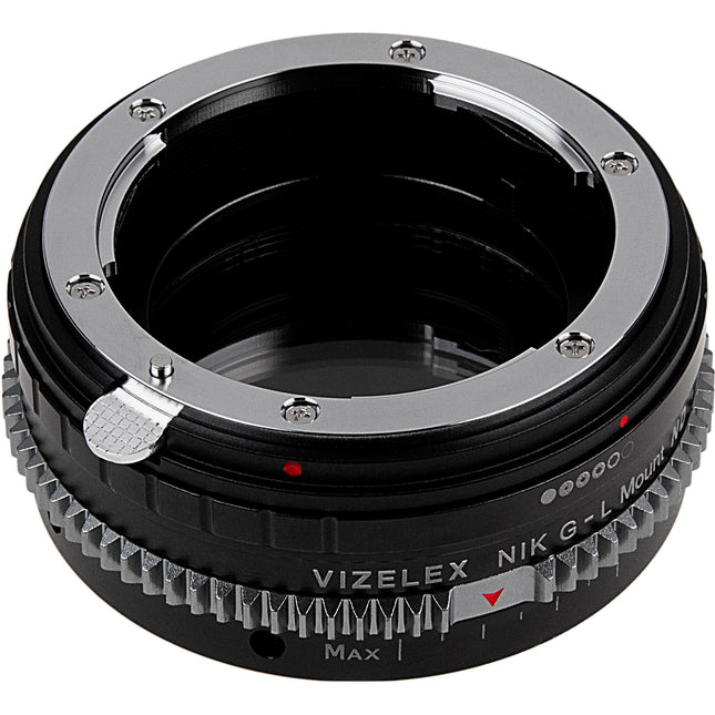 FotodioX Vizelex Adaptador de Lentes ND para Nikon F Montura con ND2 ND256 y Diseño Metálico