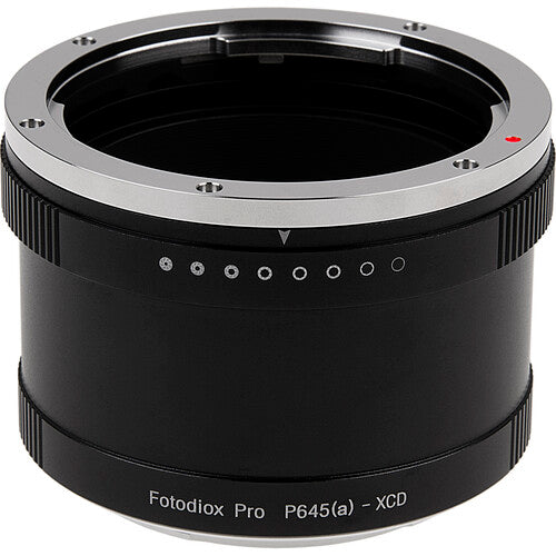 FotodioX Pro Adaptador de Objetivo Pentax 645 a Hasselblad X con Control de Apertura y Construcción Metálica