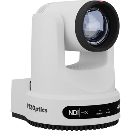 PTZOptics Move 4K Cámara PTZ con Zoom Óptico 12x Sensor 8.51MP UHD 4K60 Blanco