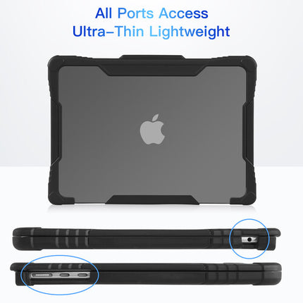 TechProtectus Funda Rugged para MacBook Air 13.6" con Cubierta de Teclado Negra