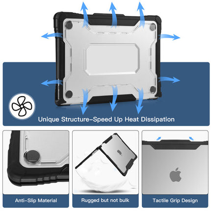 TechProtectus Funda Rugged para MacBook Air 13.6" con Cubierta de Teclado Resistente al Agua y Arañazos
