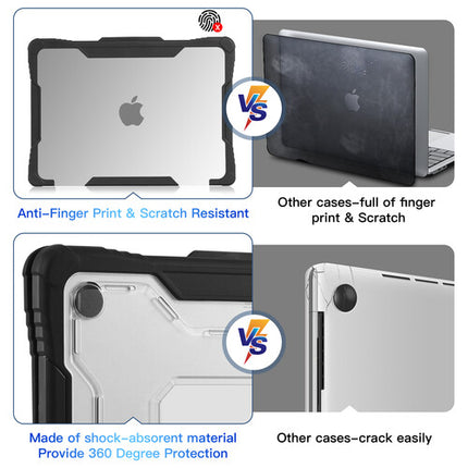 TechProtectus Funda Rugged para MacBook Air 13.6" con Cubierta de Teclado Resistente al Agua y Arañazos