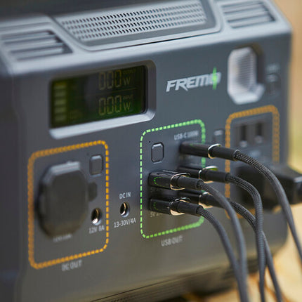 Fremo X300 Estación de Energía Portátil 276Wh 9 Salidas Recarga 2 Horas
