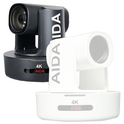 AIDA Imaging Cámara PTZ para transmisión 4K con zoom óptico 30x y salida IP HDMI